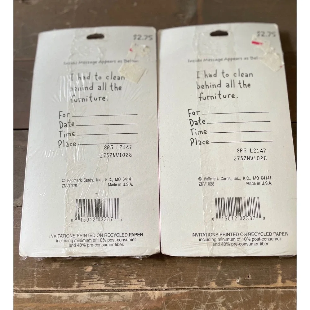 Hallmark Shoebox Greetings Surprise Birthday Party Invitations 16ct Funny NEW